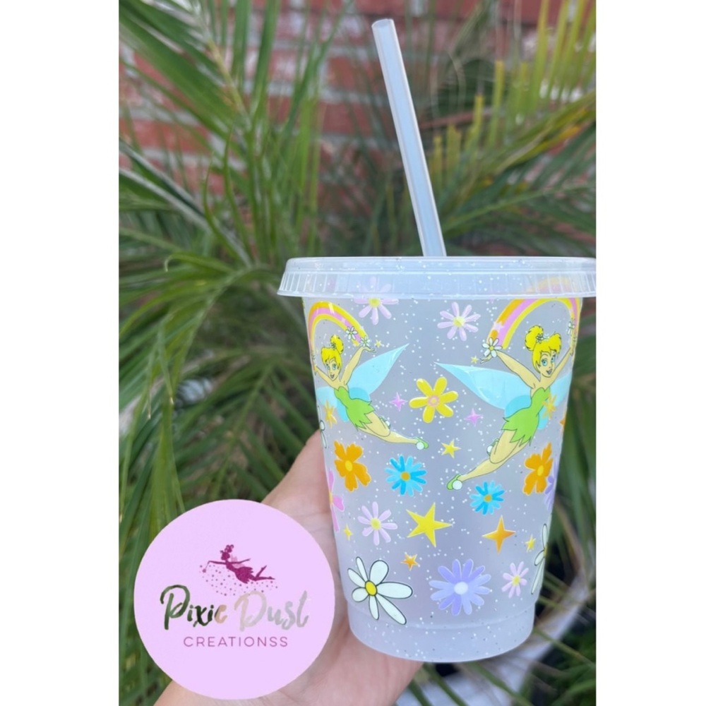 Fairy Floral 16Oz Acrylic Kids Cup